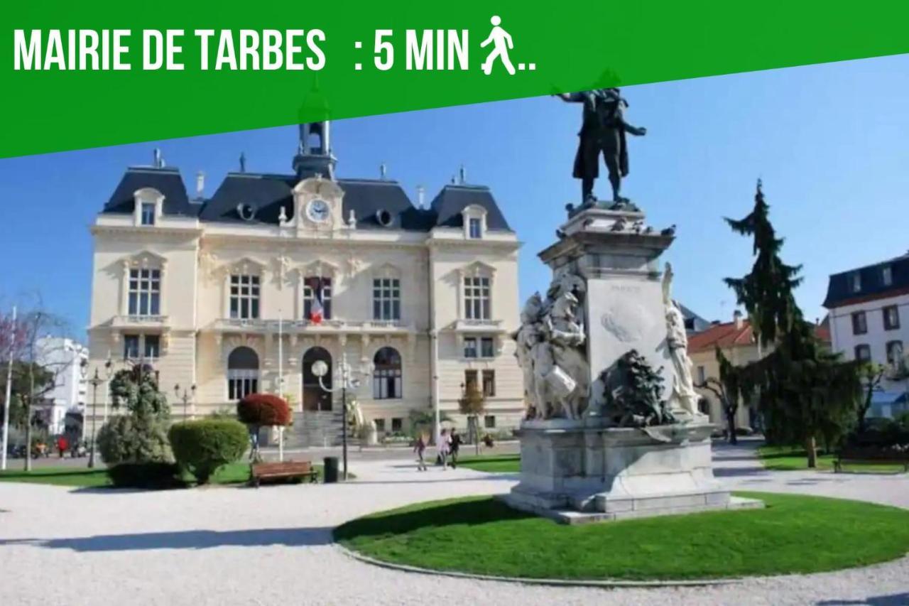 Ferienwohnung Cap Sud - 53M2- Vue Pyrenees- Hypercentre-Wifi Fibre -Nouvelle Literie Tarbes Exterior foto