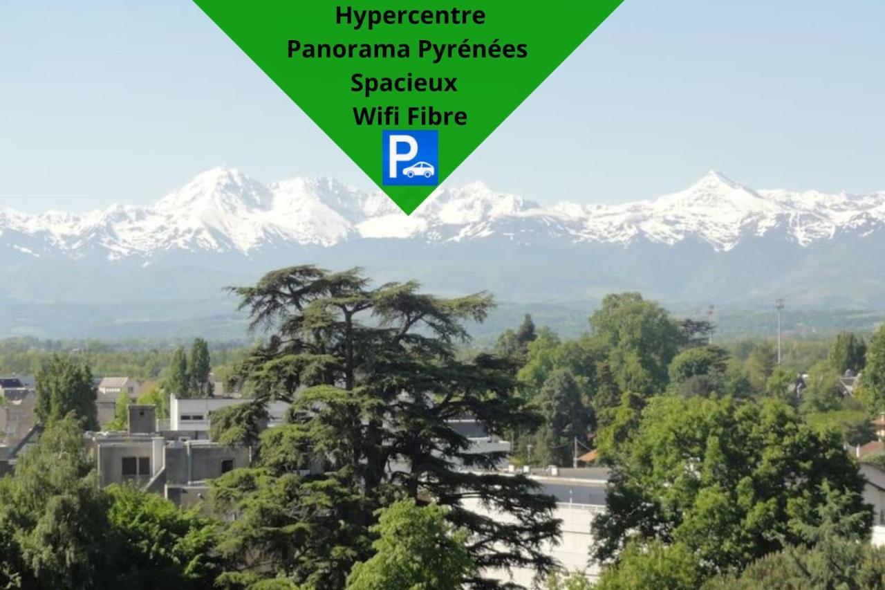 Ferienwohnung Cap Sud - 53M2- Vue Pyrenees- Hypercentre-Parking -Wifi Fibre Tarbes Exterior foto
